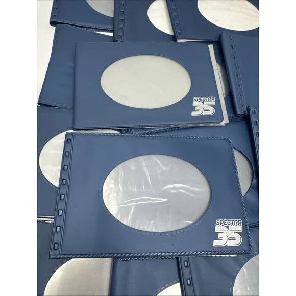 LOT OF 34 Vintage Walmart Spectra 35 Photo Albums Made In USA Mini 4x6 Blue - Picture 5 of 16